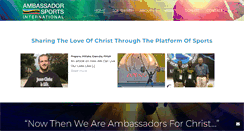 Desktop Screenshot of ambassadorsports.org